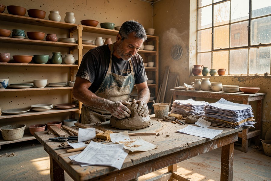 Infographic comparing effective tax rates across four filing statuses at $75,000 income for 2026