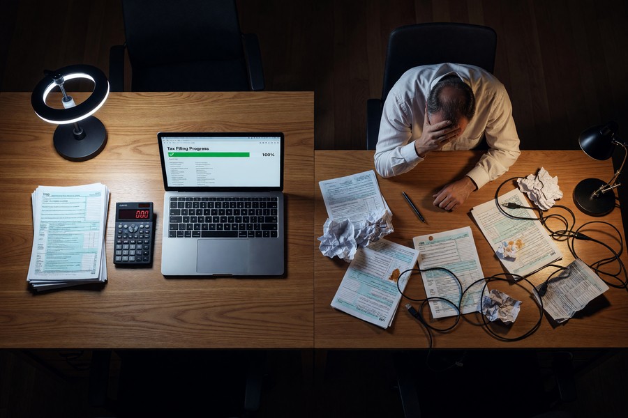 Flowchart showing IRS tax resolution options based on debt amount and compliance status