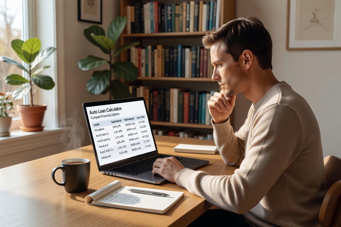 comparing auto loan rates online calculator best car financing