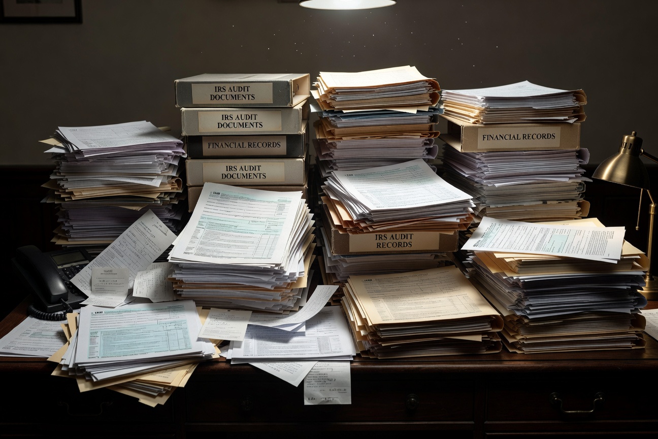 IRS audit tax records documents celebrity financial lessons
