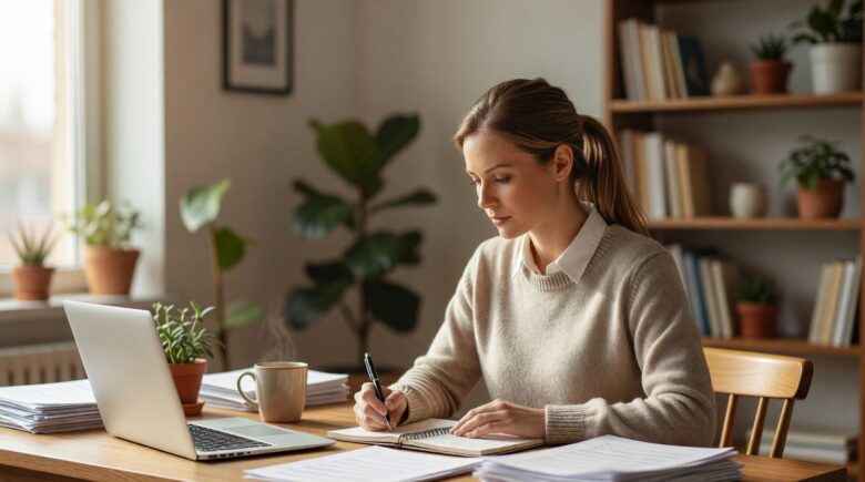 Side-by-side comparison of standard deduction vs itemizing on a tax form