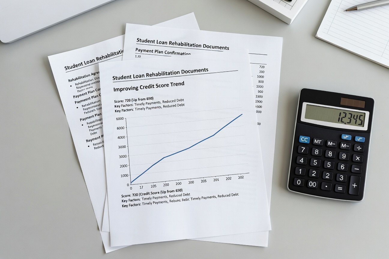 student loan default credit score recovery rehabilitation