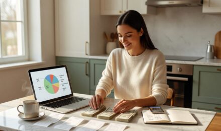 A pie chart illustrating the 50 30 20 rule for budgeting needs wants and savings