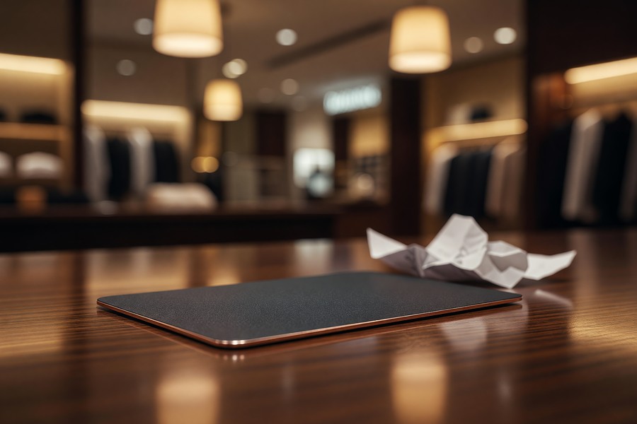 Side-by-side comparison of a secured card and unsecured card showing key differences