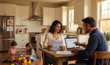 Parent and child reviewing child tax credit 2026 eligibility rules and amounts