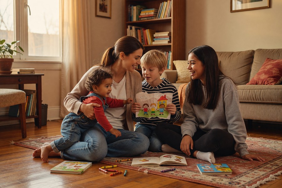 Infographic showing the seven IRS qualifying tests for the Child Tax Credit