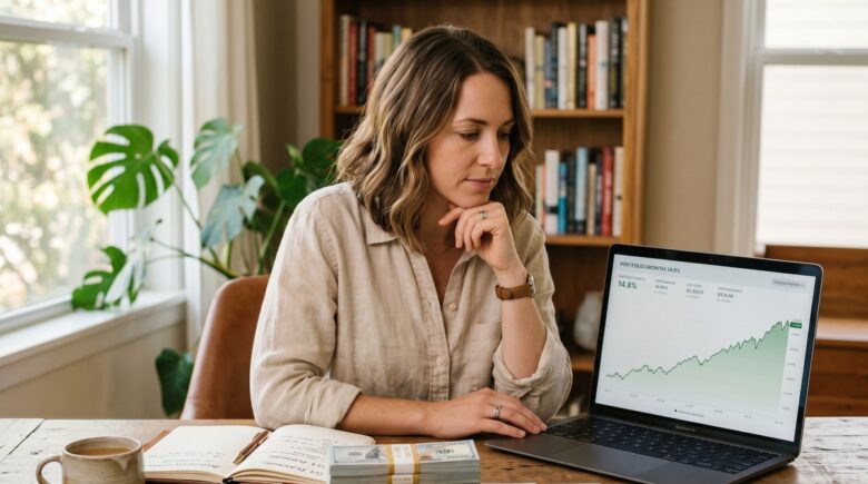 Chart comparing dollar-cost averaging vs lump sum investing returns over time