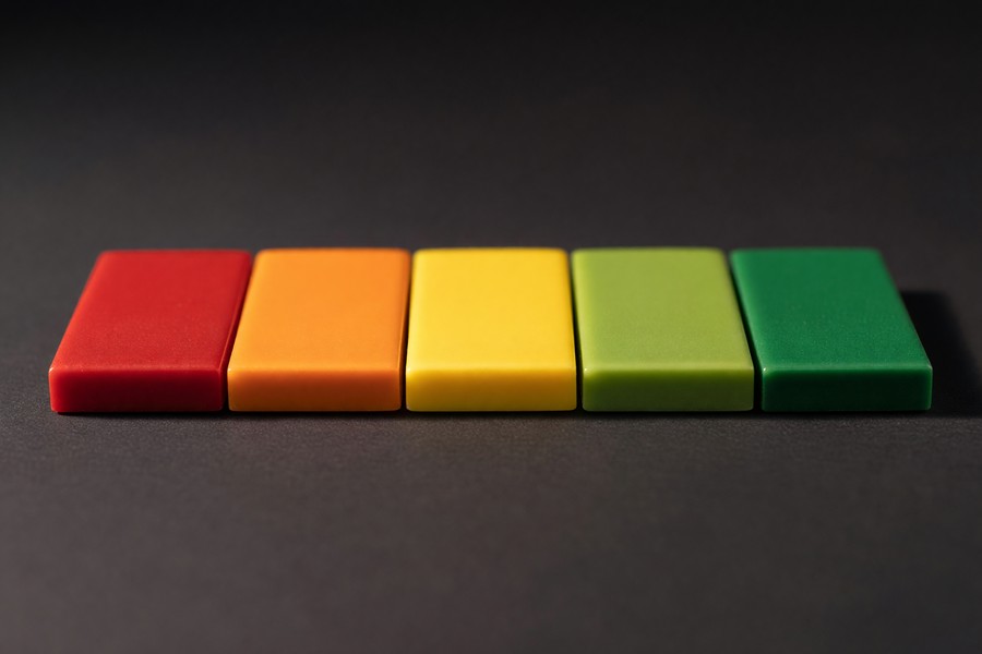 Credit score tier chart showing APR ranges for auto loans from deep-subprime to super-prime