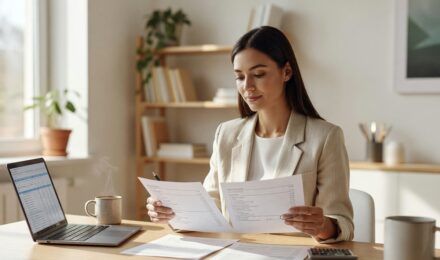 Side-by-side comparison chart of gross income vs net income on a pay stub