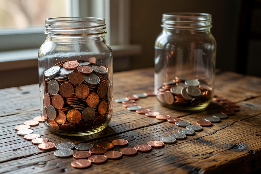 Pie chart showing recommended tax refund allocation across debt, emergency fund, and investing