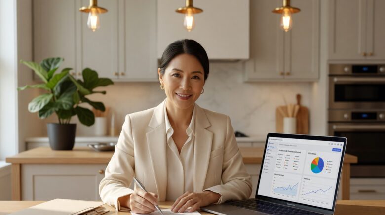 Person reviewing HSA tax benefits and health savings account documents at a desk