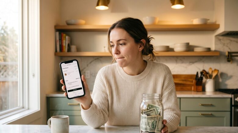 Side-by-side comparison of buy now pay later cost versus saving up for a purchase